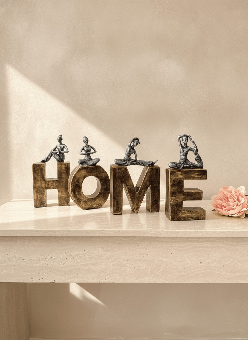 Yoga Muse 'HOME' Sculpture Set