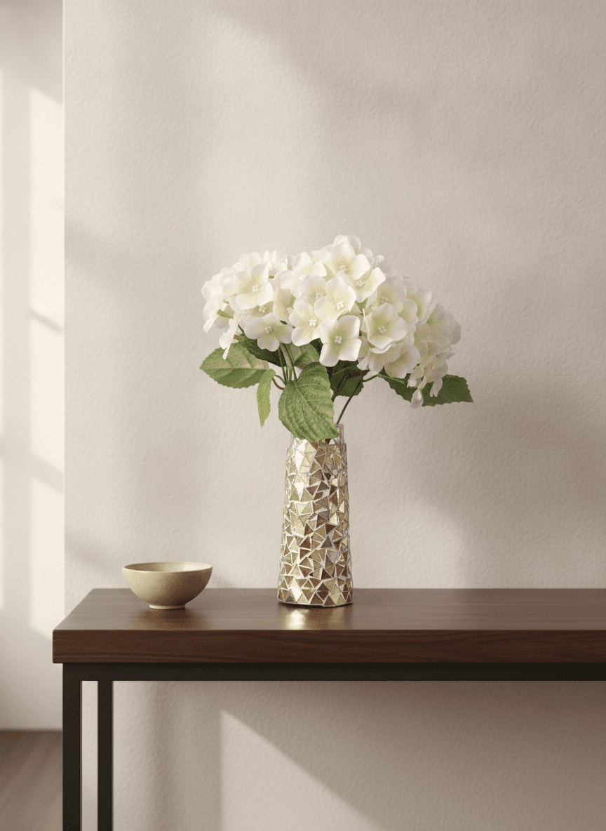 How to Style Vases and Faux Florals for Year-Round Colour