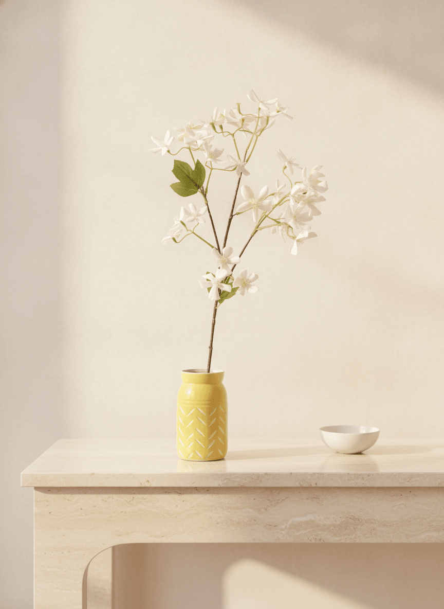 Everlasting blooms, mosaic vessels.